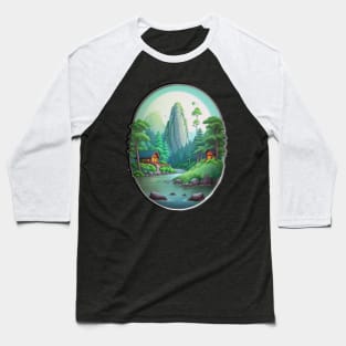 dream house in mountains Baseball T-Shirt